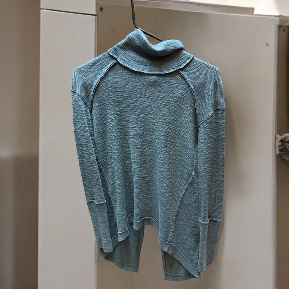 Free People We The Free Split Back Turtleneck